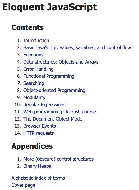 Eloquent JavaScript